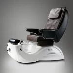 Cleo-G5-Color-White-Crystal-Chocolate Spa Pedicure Chair - J & A Pedicure Spa Chair & Furniture Collection