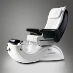 Cleo-G5-Color-White-Crystal-White Spa Pedicure Chair - J & A Pedicure Spa Chair & Furniture Collection