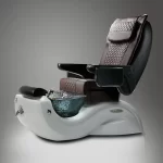 Cleo-G5-Gray-Nickle-Chocolate Spa Pedicure Chair - J & A Pedicure Spa Chair & Furniture Collection