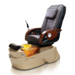 Petra-GX-Pedicure-Spa-Gold-Base-Gold-Bowl-Chocolate-Chair & A Pedicure Spa Chair & Furniture