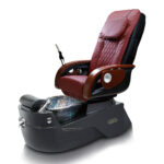 Petra-GX-Pedicure-Spa-Grey-Base-Black-Bowl-Red-Chair J& A Pedicure Spa Chair & Furniture Collection