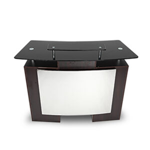 Glass Top Reception- J & A Pedicure Spa Chair & Furniture Collection
