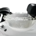 White Base & Crystal Bowl of Empress GT pedicure Chair