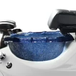 White Base, Dark Blue Bowl of Empress GT Pedicure Chair